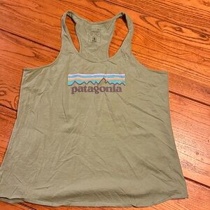Patagonia Sage Green Racerback Tank